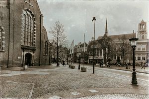 Janskerkhof in Utrecht sur Jan van der Knaap