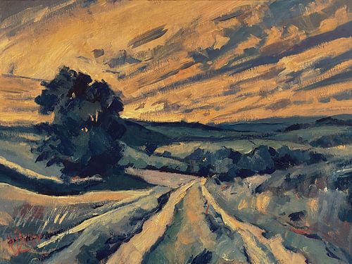 Sunset in South Limburg
