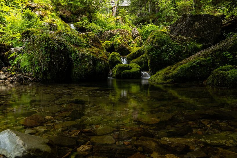 Mountain stream in the Alps by Alexander Ließ