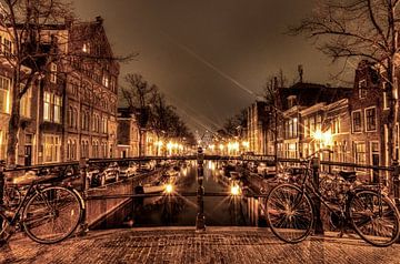 Haarlem by night van Wouter Sikkema