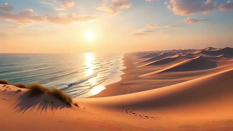 Dromen over het strand van Jean Pierre