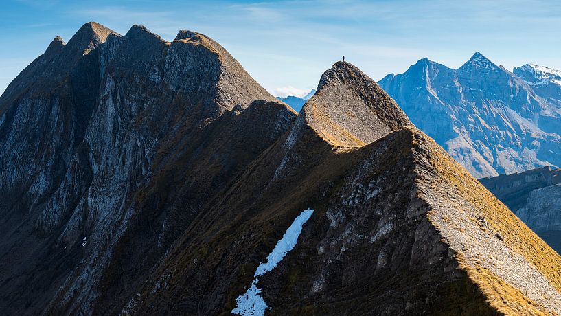 On the Ridge of the Brisen – High in the Swiss Alps by José IJedema