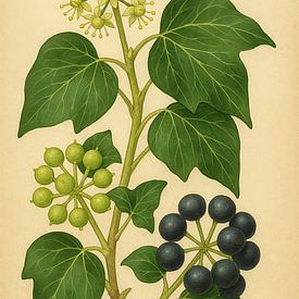 Winter-Efeu - Botanisches Porträt von Bert Quaedvlieg