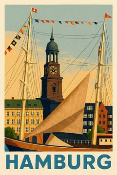 Michelblick - Hamburg's heart on the waterfront by Sabine Wagner