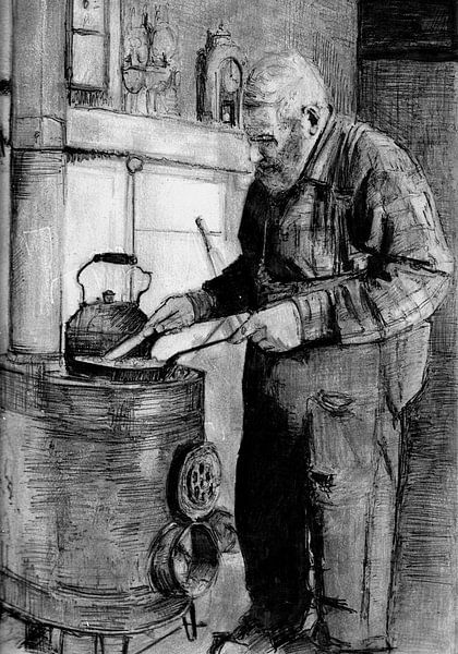 MAN COOKING by Vincent Jacobs