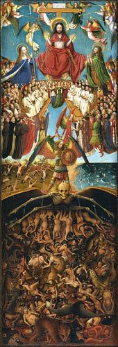 Jan Van Eyck - Tweeluik, rechterpaneel paneel