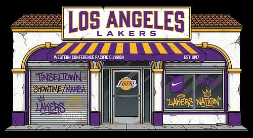 Retro Lakers Storefront