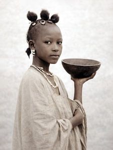 Porträt eines Mädchens aus Timbuktu, Mali, Afrika
