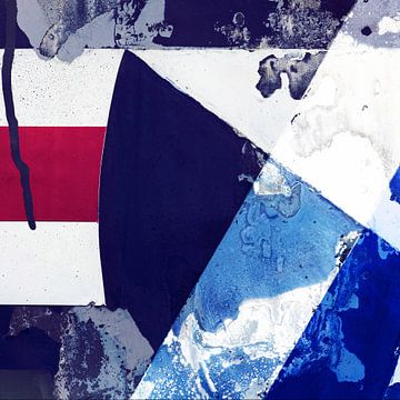 Nautisch-industrieel - rood, wit en blauw van Western Exposure