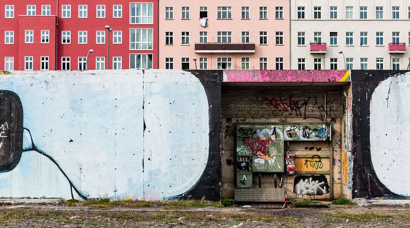 Berlin, Deutschland: Wandzusammensetzung von Steve Van Hoyweghen