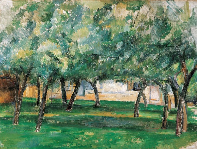 Paul Cézanne Bauernhof in der Normandie von 1000 Schilderijen