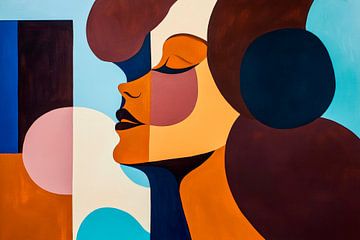 Colourful silence - Portrait dream by Poster Art Shop