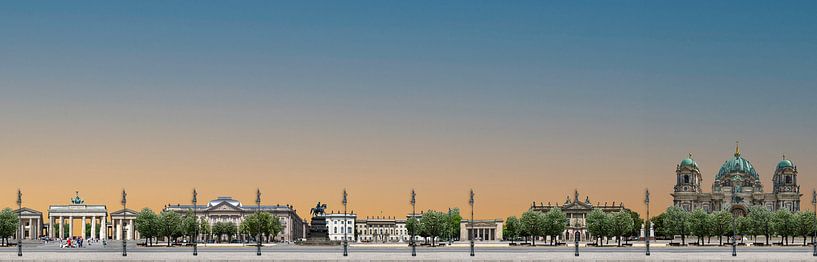 Duitsland . Berlijn . Unter den Linden van Aad Trompert