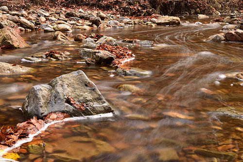 Eine Strömung in einem Fluss