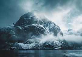 Mountain landscape in winter