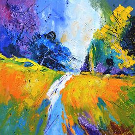 Abstract landscape by pol ledent