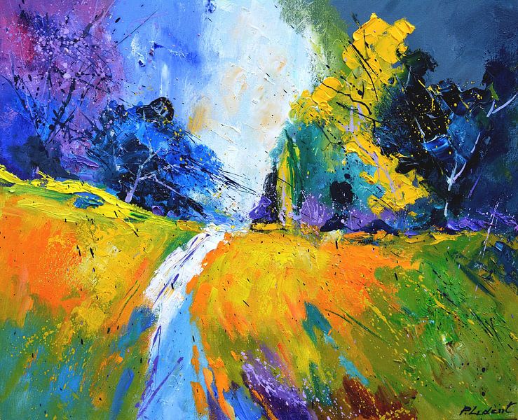 Abstract landscape by pol ledent