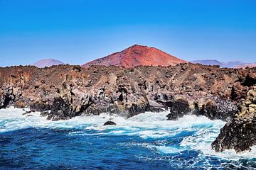 Nationaal park Timanfaya, Lanzarote van Martin Opladen