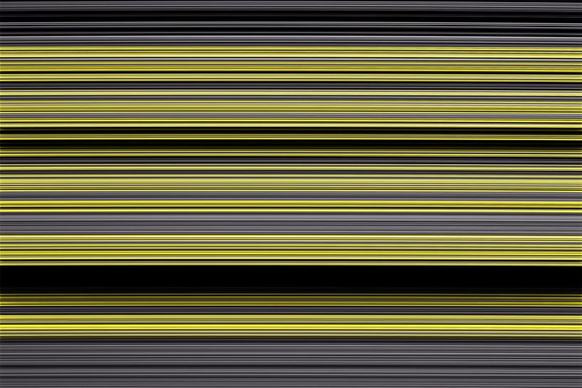 Streifenbild Schwarz Gelb von Andree Jakobson
