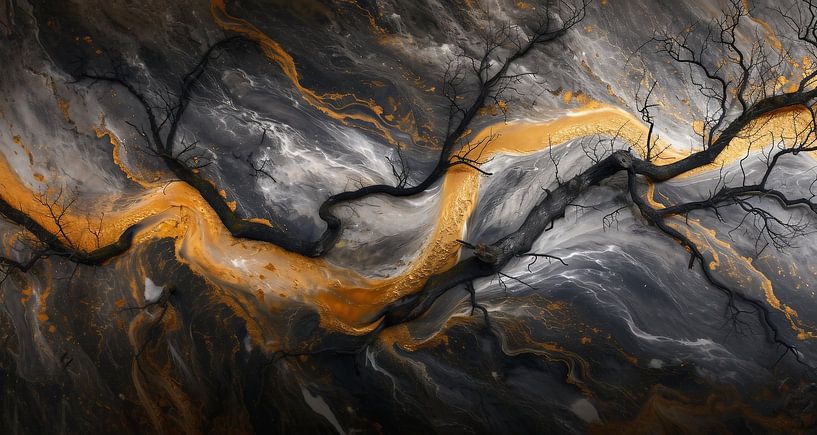 Herbstliches Flussabenteuer in Island von fernlichtsicht