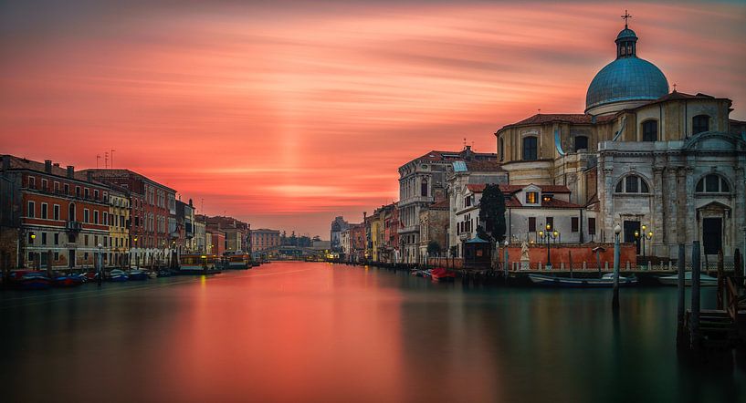 Sonnenuntergang Venedig von Teun Ruijters