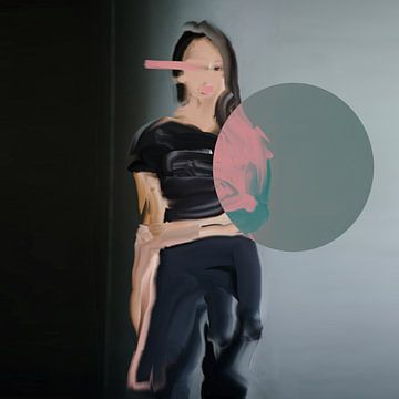 contemporary portret van Carla Van Iersel