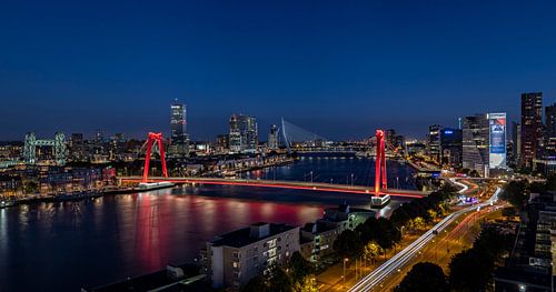 Rotterdam city lights