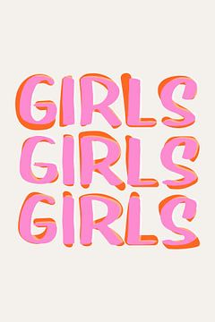 Pop Art - Meisjes, Meisjes, Meisjes van Malou Studio