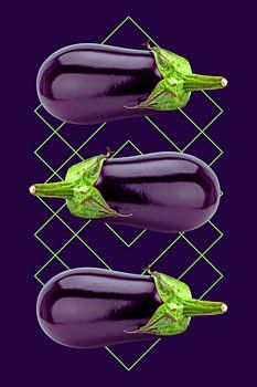 Symmetrical aubergines