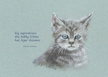 Große Träume Katzen Haiku Englisch