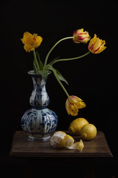 dutch tullips by gj heinhuis