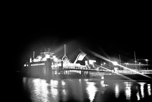 De veerboot heeft een pauze