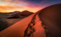 De weg naar de top van de woestijn van Loris Photography thumbnail