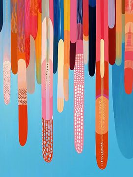 Abstract colour party 1 by Bert Nijholt