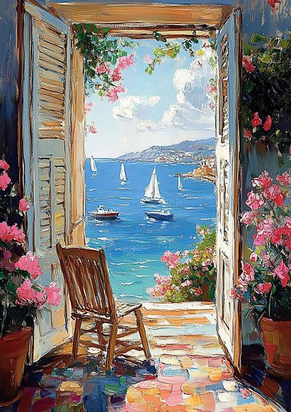 Henri Matisse inspires Open Window See by Niklas Maximilian