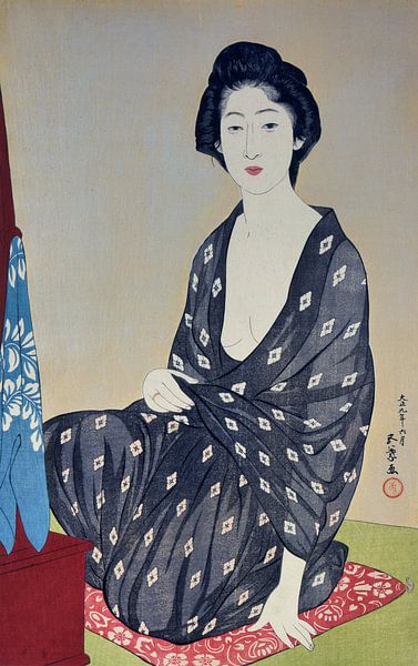 Frau im Sommerkleid, Hashiguchi Goyo, 1920 von Atelier Liesjes