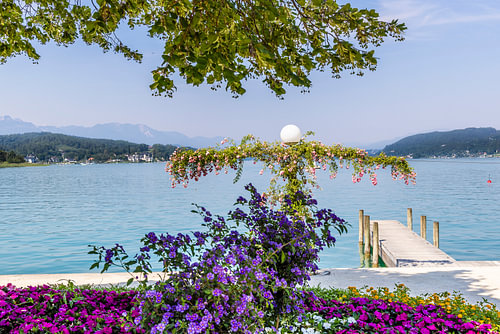 Uferpromenade in Pörtschach am Wörthersee von Melanie Viola