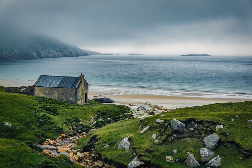 Gemälde-Look - Keem Beach von Martin Diebel