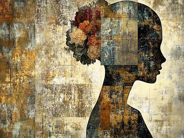 Woman Gold by Art Whims