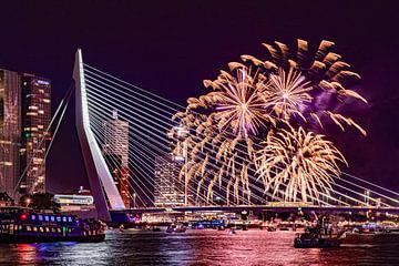 Wereld Havendagen 2024 vuurwerk 9 van Nuance Beeld