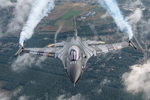 Dark Falcon F-16 Demo-Kabine Belgische Luftwaffe.