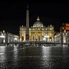 St Pietersplein bij nacht van Jaco Verheul