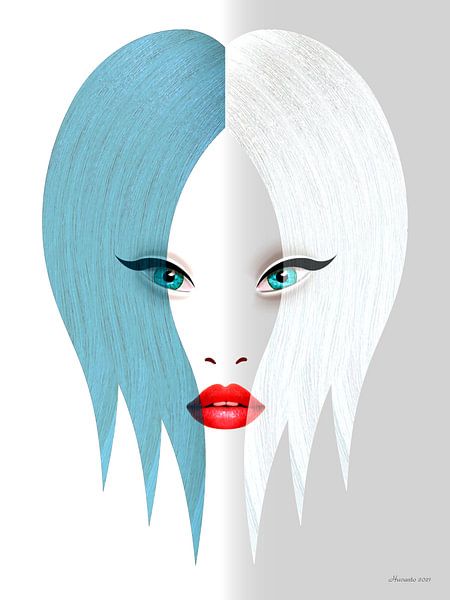 Pale Face by Ton van Hummel (Alias HUVANTO)