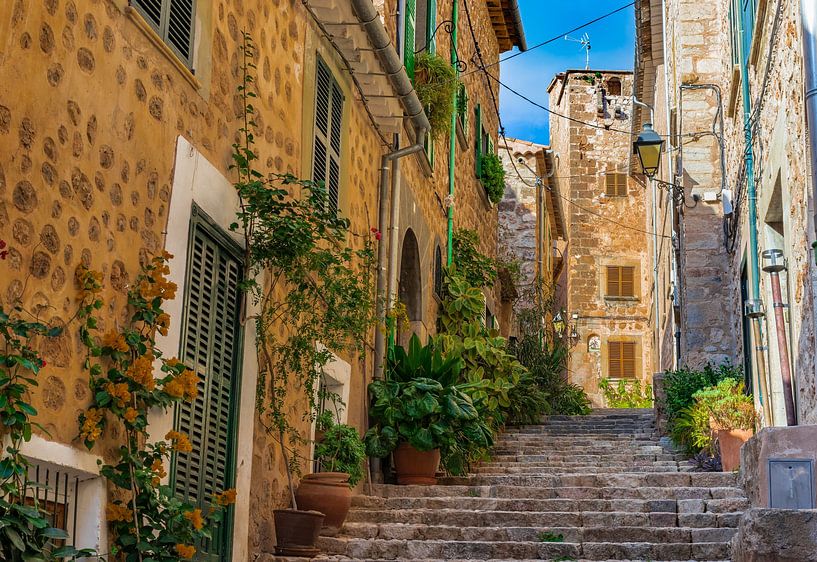 Oud dorp van Fornalutx op Mallorca, Spanje Balearen van Alex Winter