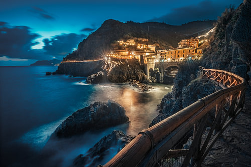 Soirée magique sur la côte italienne