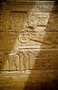 Hieroglyphen 2 - Analoge Fotografie! von Tom River Art