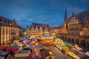 Weihnachtsmarkt in Bremen, Deutschland von Michael Abid