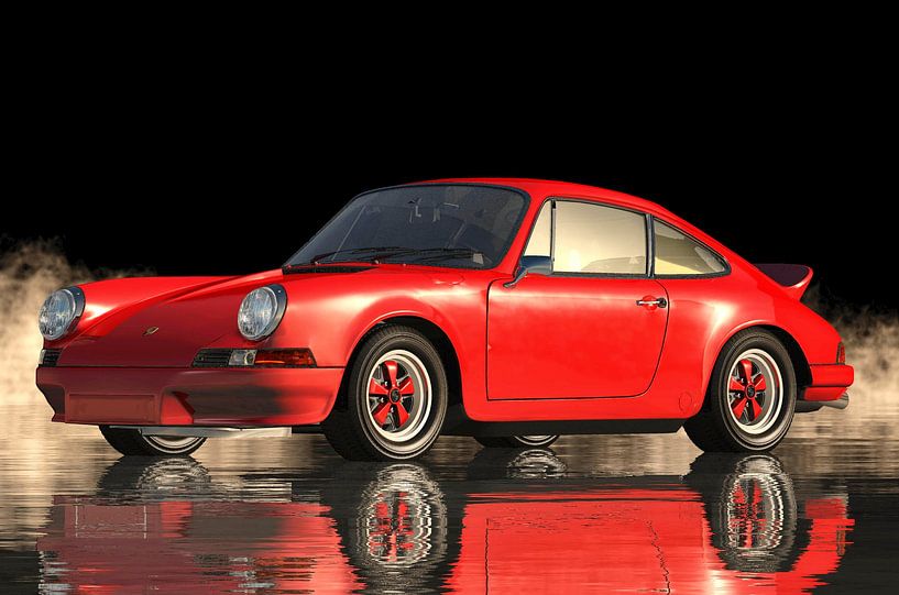 Red Porsche 911 Carrera by Jan Keteleer