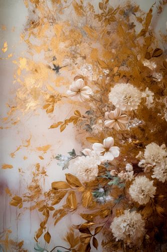 Bloemen Rococo Schilderij