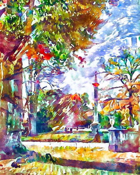Parc, Palais Sanssouci, Motif 1 par zam art